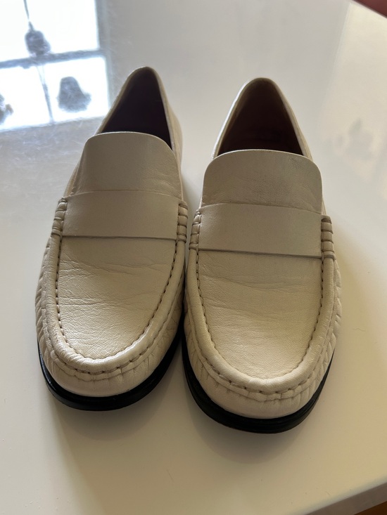 COS Shoes - COS White/Cream Leather Loafers
